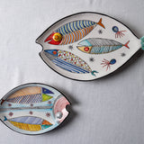 Fish Plate Long (L) Mrs. Beautiful Trio