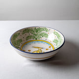 Bowl (L) Antique Rabbit in Green