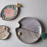 Fish Plate Round (L) Tender Blooming