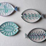 Fish Plate Round (S) Mrs. Butterfly
