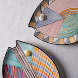 Fish Plate Long (L) Mr. Geometrical Finesse