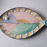 Fish Plate Long (L) Mr. Geometrical Finesse