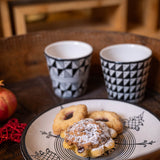 Geometric Breakfast Plate
