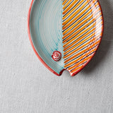 Fish Plate Long (S) Summer Dress in Orange