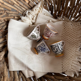 Espresso Cup Lady Pompei in Caramel