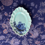 Serving Platter (M) Fioraccio in Blue and Tiffany