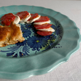 Serving Plate (L) Fioraccio in Blue and Tiffany