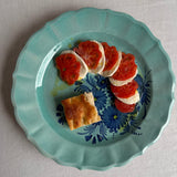 Serving Plate (L) Fioraccio in Blue and Tiffany