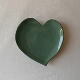 Heart Plate in Sage