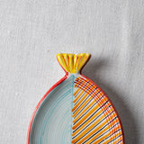 Fish Plate Long (S) Summer Dress in Orange