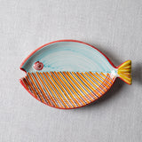 Fish Plate Long (S) Summer Dress in Orange