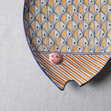 Fish Plate Long (L) Descrete in orange