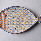 Fish Plate Long (L) Descrete in orange