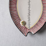 Fish Plate Long (L) Mrs.Fishbone