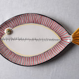 Fish Plate Long (L) Mrs.Fishbone