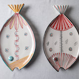 Fish Plate Long (L) Twin in Red