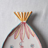 Fish Plate Long (L) Mrs. Red Feathers