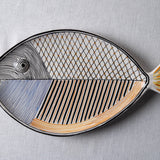 Fish Plate Long (L) Mr. Artichokes Friend