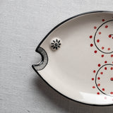 Fish Plate Long (M) Blooming in Circles