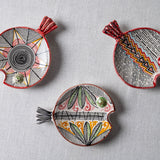 Fish Plate Round (S) Little Flash in Red