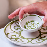 Eleganza Long Plate with Dipping Bowls