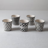 KKL - Geometric Cups (Set Of 5)