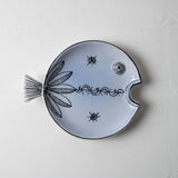 KKL - Fish Plate Round (M) Soft Blue