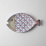 KKL - Fish Plate Long (M) Blue & Red