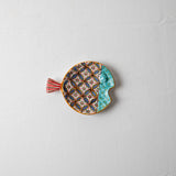 KKL - Fish Plate Round (XS) Geometric Floral