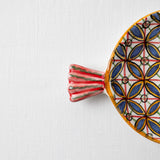 KKL - Fish Plate Round (XS) Geometric Floral