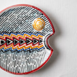 KKL - Fish Plate Round (XS) Geometric Triangle
