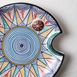 KKL - Fish Plate Round (S) Ocean Blue
