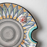 KKL - Fish Plate Round (M) Flower In Bloom