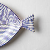 KKL - Fish Plate Long (M) Blue Lines