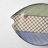 KKL - Fish Plate Long (L) Elegant Green Tones
