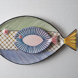 KKL - Fish Plate Long (L) Elegant Green Tones