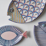 KKL - Fish Plate Long (M) Blue & Red