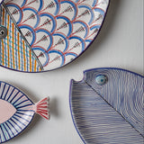 KKL - Fish Plate Long (M) Blue Lines