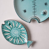 KKL - Fish Plate Long (S) Ocean Green