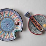 KKL - Fish Plate Round (S) Ocean Blue
