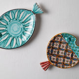 KKL - Fish Plate Long (S) Ocean Green