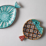 KKL - Fish Plate Round (XS) Geometric Floral