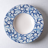 Florals In Blue Pasta Plate (XL)