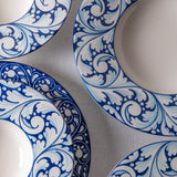 Florals In Blue Pasta Plate (XL)