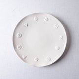 White Flowers Plate