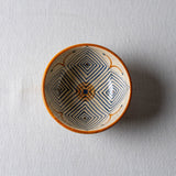 Bowl (M) Filigree Flower in Blue