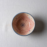 Bowl (M) Filigree Flower in Red