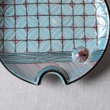 Fish Plate Round (L) Mr. Calm Waters