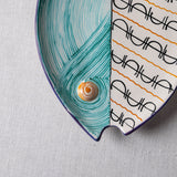 Fish Plate Long (L) Mr. Dancing in the Waves