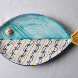 Fish Plate Long (L) Mr. Dancing in the Waves